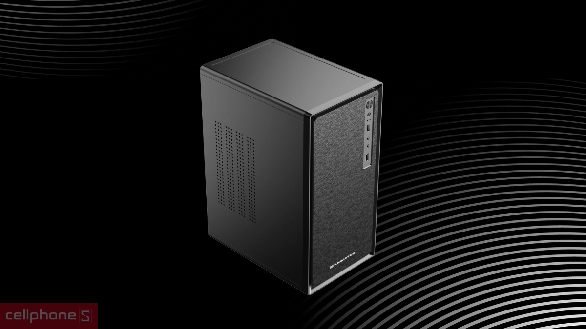 Case máy tính Xigmatek XS-25 M-ATX hỗ trợ lắp quạt