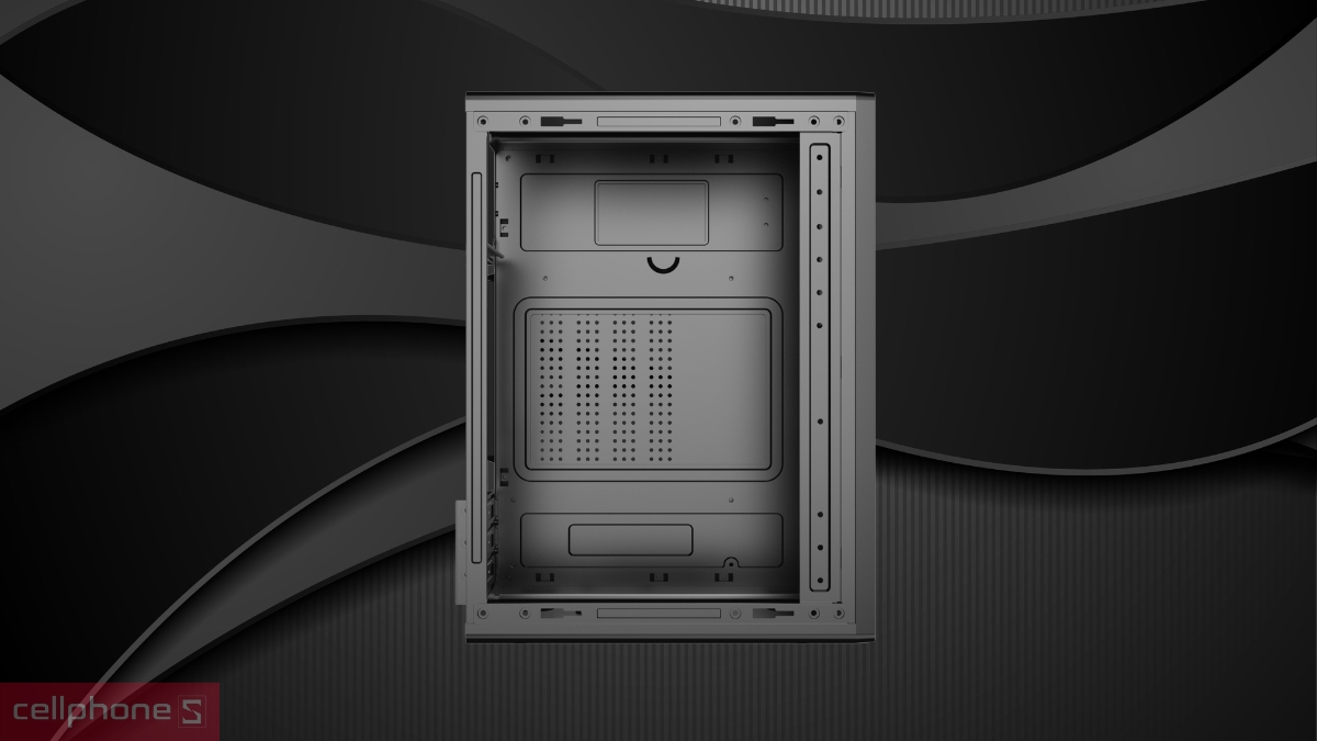 Không gian tối ưu trên case máy tính Xigmatek XS-25 M-ATX