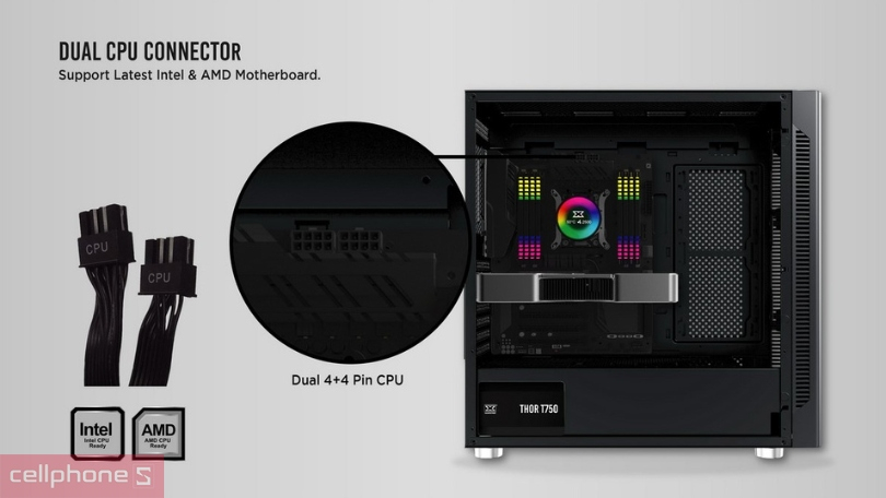 Nguồn máy tính Xigmatek THOR T550 - Thiết kế tối ưu cho hệ thống Gaming chuyên nghiệp