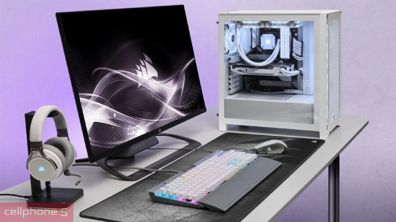 Thiết kế Case máy tính Corsair iCUE 4000D RGB Airflow QL True