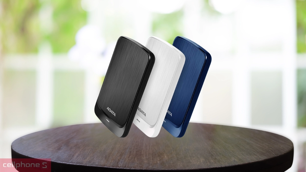 Thiết kế ổ cứng di động HDD ADATA HV320 2TB