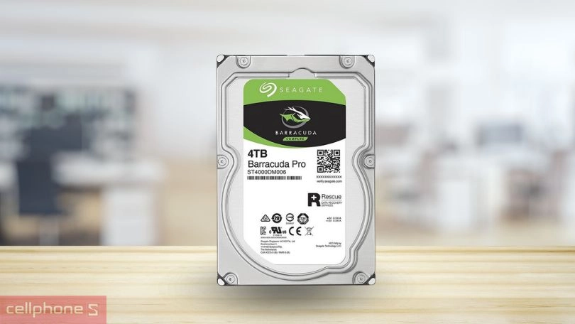 Ổ cứng HDD Seagate Barracuda 4TB ST4000DM004 bền bỉ, chất lượng