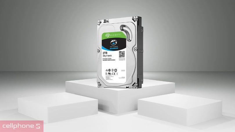 Ổ cứng HDD Seagate Skyhawk 3.5’’ Sata 2TB ST2000VX015 - Sức mạnh lưu trữ gấp 3