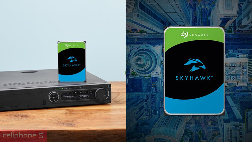 Ổ Cứng HDD Seagate SkyHawk 3.5" SATA 3 5400RPM 6TB ST6000VX009