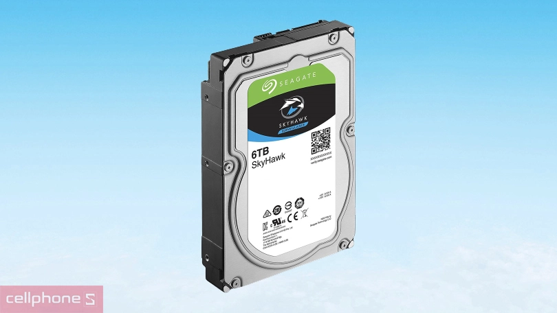 Ổ cứng HDD Seagate Skyhawk 3.5 inch SATA 6TB (ST6000VX001)