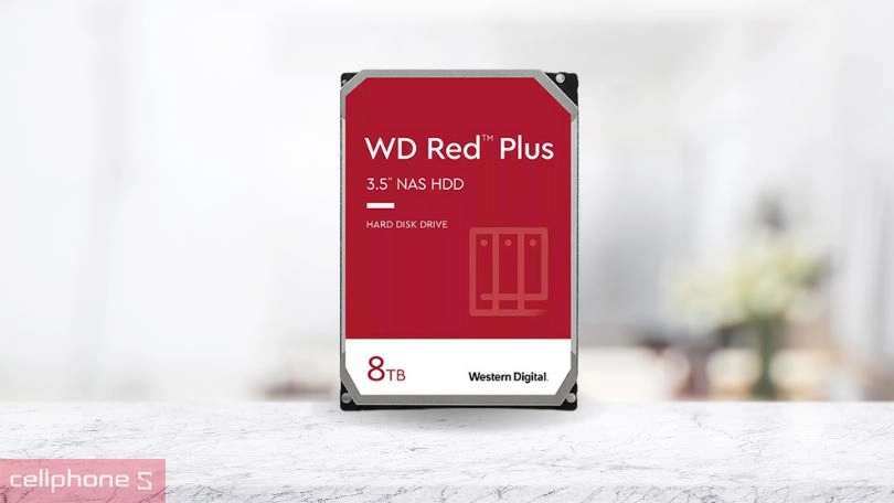 Ổ cứng HDD WD Red Plus 8TB 3.5 INCH SATA III 128MB CACHE 5640RPM WD80EFZZ