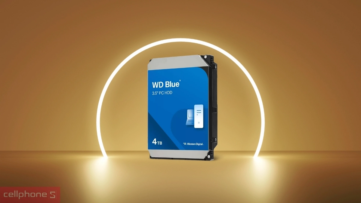 Dung lượng ổ cứng HDD WD Blue 4TB 3.5 Inch SATA WD40EZZX