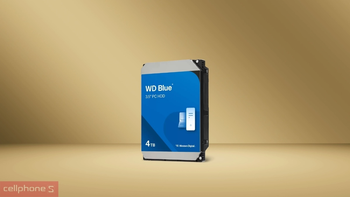Kết nối ổ cứng HDD WD Blue 4TB 3.5 Inch SATA WD40EZZX
