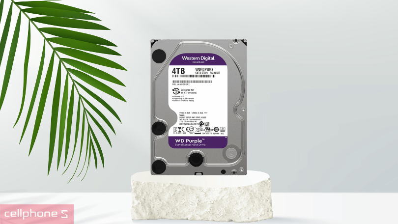 Ổ cứng HDD WD Purple 4TB 3.5 inch SATA WD62PURZ 