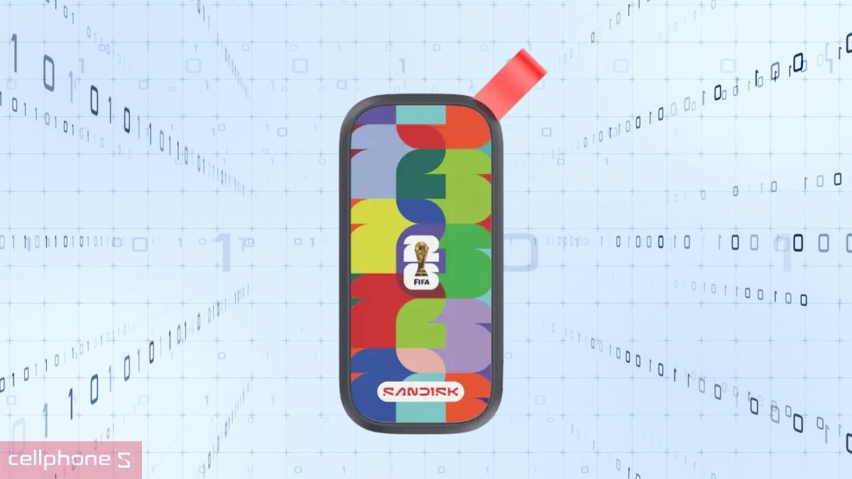 Dung lượng ổ cứng di động SSD Sandisk 1TB E30 Portable Fifa World Cup 2026