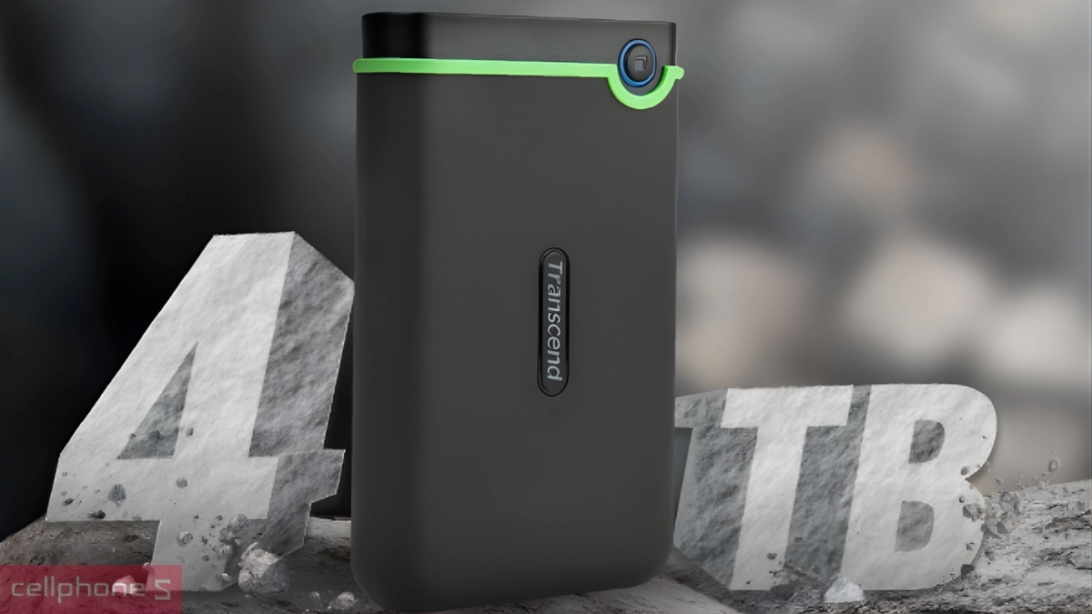 Ổ cứng HDD Transcend StoreJet Slim 25M3S TS4TSJ25M3S 4TB