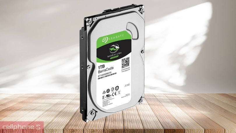 Ổ cứng HDD Seagate Barracuda 1TB ST1000DM014 lưu trữ khổng lồ, xử lý vượt trội