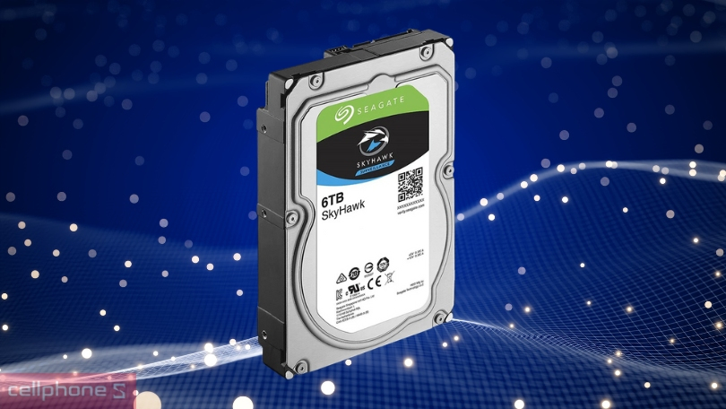 Ổ cứng HDD Seagate SkyHawk 6TB 5400rpm SATA 3.5
