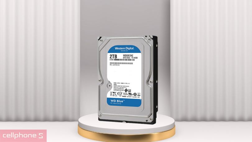 Ổ cứng HDD WD Blue 2TB 3.5” Sata WD20EZAZ