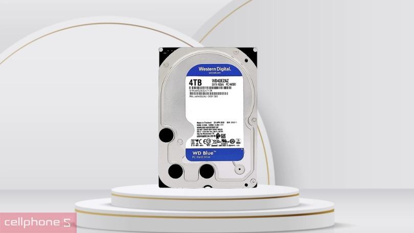 Ổ cứng HDD WD Blue 4TB 3.5" Sata WD40EZAZ