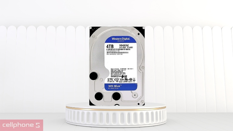 Ổ cứng HDD WD Blue 4TB 3.5" Sata WD40EZAZ