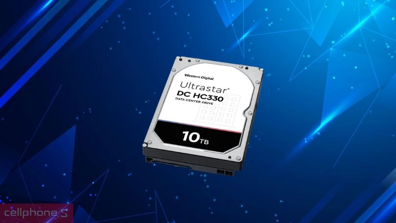 Ổ cứng HDD Western Digital Enterprise Ultrastar DC HC330 10TB bền bỉ, hiệu suất vượt trội