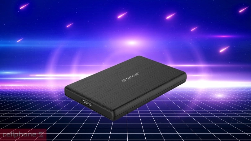 Hộp đựng ổ cứng USB 3.0 đen Orico 2189U3 2.5 inch - Nhỏ gọn, tương thích với nhiều dòng ổ cứng