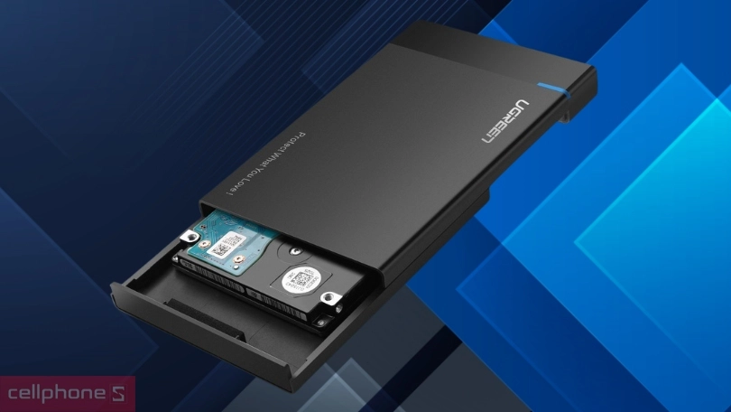 Hộp đựng ổ cứng Ugreen 2.5 inch SSD HDD SATA 30848 - An toàn, tiện lợi
