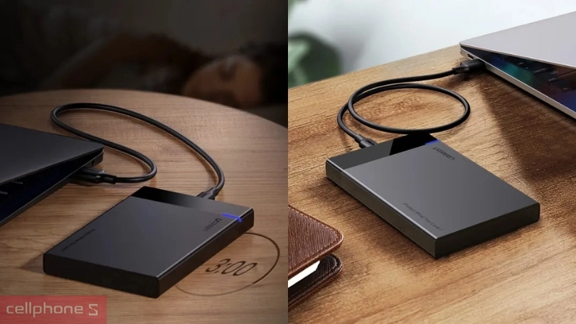 Hộp đựng ổ cứng Ugreen 2.5 inch SSD HDD SATA 30848 - An toàn, tiện lợi