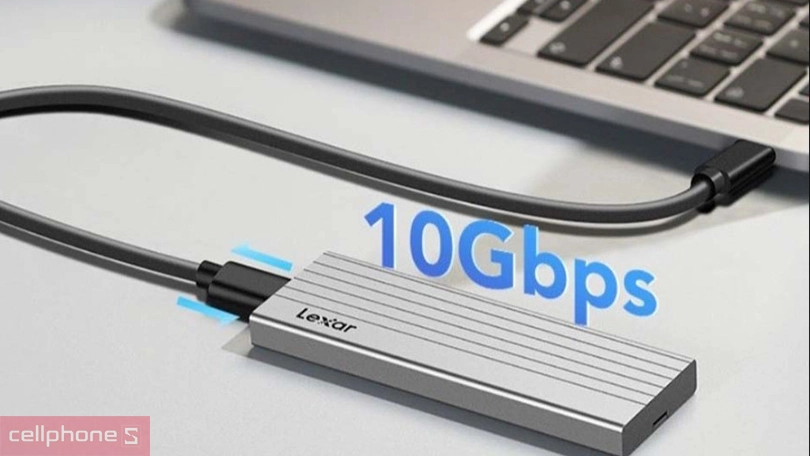 Hộp đựng ổ cứng SSD Lexar E6 M2 PCIe NVMe USB-C