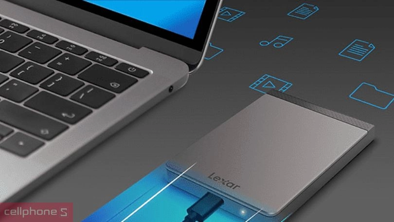 Ổ cứng di động Lexar Sl200 Portable SSD 1TB – Lưu trữ mọi dữ liệu, truy xuất nhạy bén