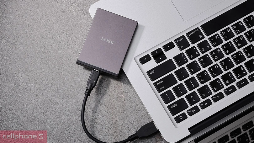 Ổ cứng di động Lexar SL210 Portable SSD 500GB - Tốc độ cao, bảo mật an toàn