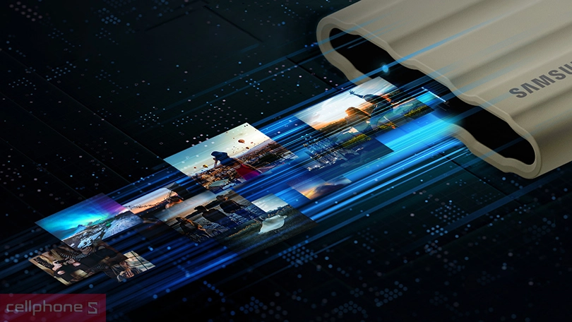 Tốc độ Ổ cứng di động SSD Samsung T7 Shield Portable 4TB