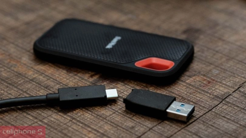Khả năng kết nối trên ổ cứng di động Sandisk E81 Extreme Pro