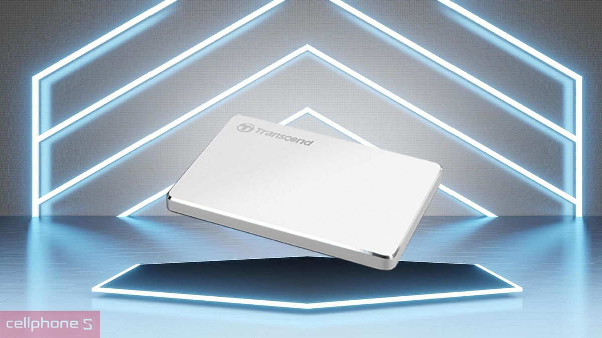 Kết nối trên ổ cứng di động HDD Transcend StoreJet 25C3S USB-C 1TB