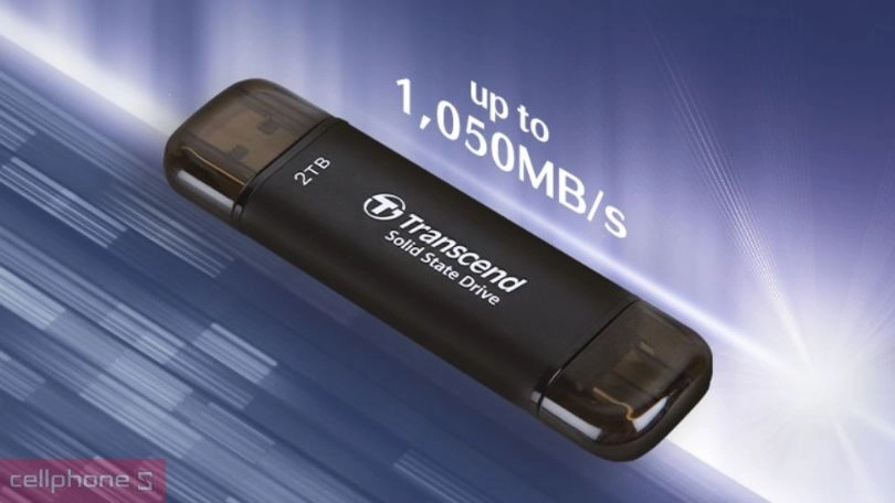 Ổ cứng di động SSD Transcend ESD310C 1050MB/s 2TB