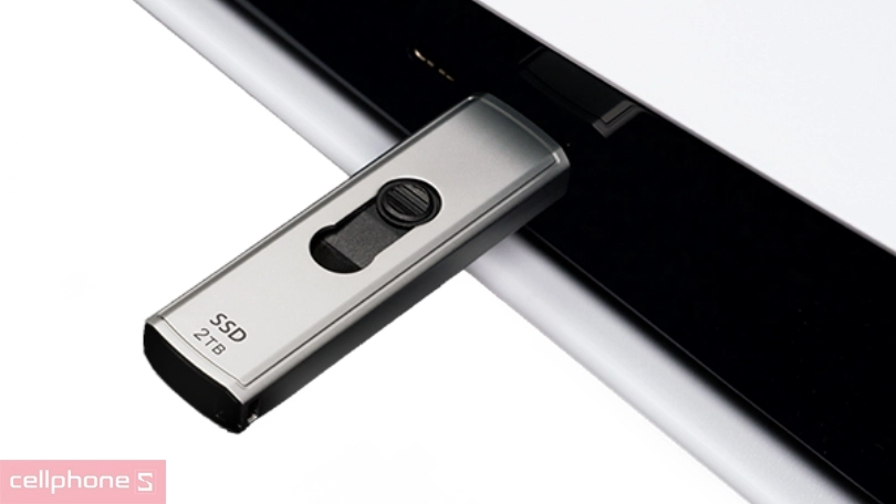 Ổ cứng di động SSD Transcend ESD320A 1050MBS 2TB - Tốc độ truyền dữ liệu nhanh chóng