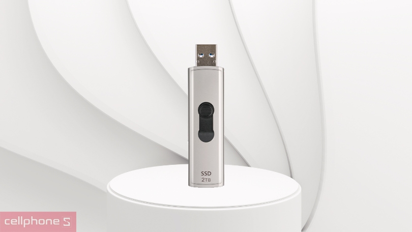 Ổ cứng di động SSD Transcend ESD320A 1050MBS 2TB - Tốc độ truyền dữ liệu nhanh chóng