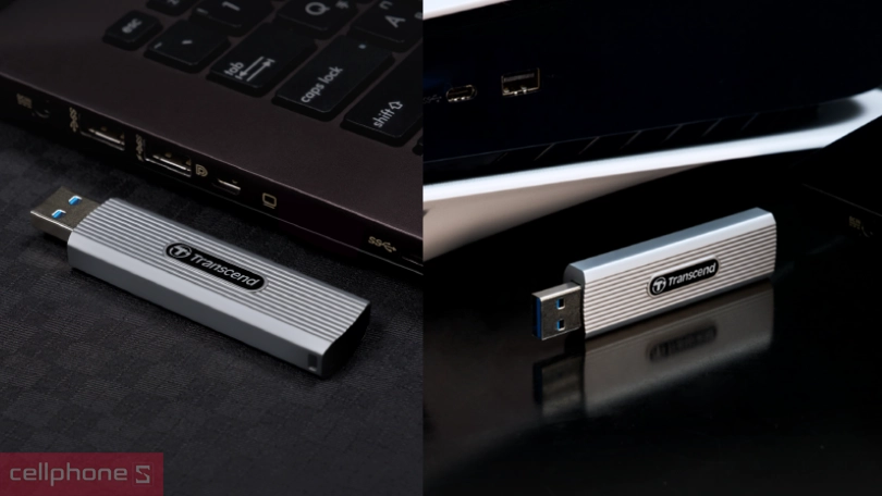 Khả năng kết nối ổ cứng di động SSD Transcend ESD320A 1050MBS 1TB