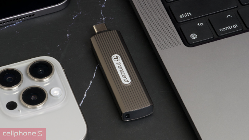 Dung lượng ổ cứng di động SSD Transcend ESD330C 1050MBS 512GB