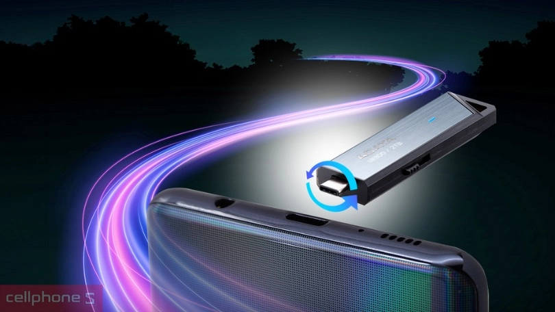 Dung lượng ổ cứng di động Adata UE800 USB 3.2 gen 2 256GB