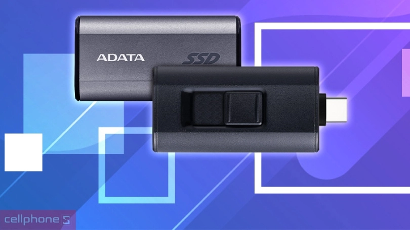 Định dạng ổ cứng di động SSD Adata SC750 USB 3.2 Gen2 1050MBs 500GB