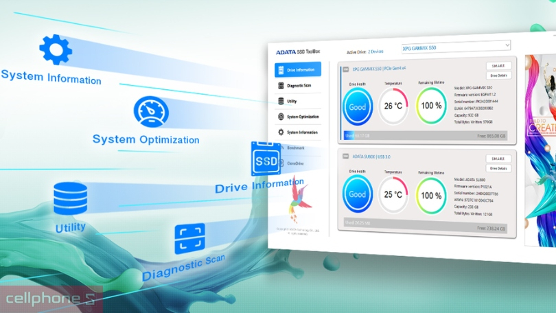 Khả năng kết nối, tương thích của ổ cứng SSD ADATA LEGEND 710 2TB
