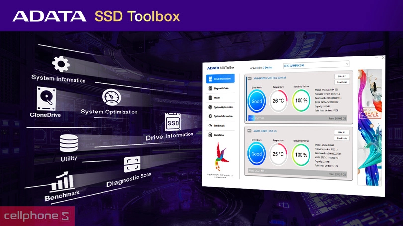 Phân loại ổ cứng SSD Adata Legend 860 2TB 