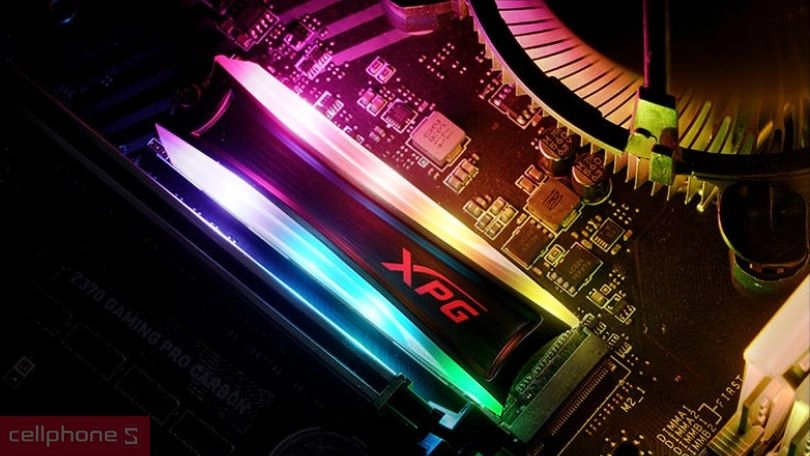 Thiết kế Ổ cứng SSD Adata SPECTRIX S40G M.2-2280 PCIE Gen3x4 1TB