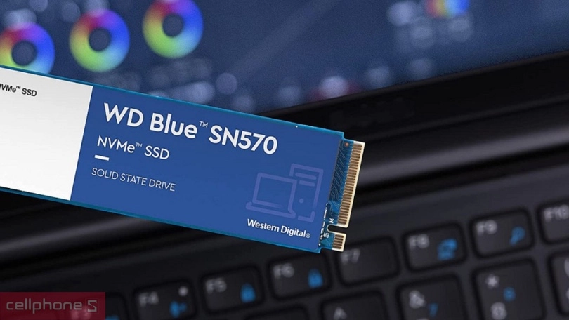 Ổ cứng SSD WD Blue SN570 PCIe Gen3 x4 NVMe 1TB M2 2280 WD100T3B0C