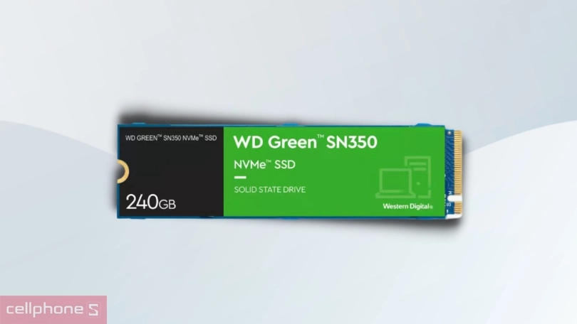 Ổ cứng SSD WD Green SN350 PCIE Gen3 X4 NVME 1TB M2 2280 WDS100T3G0C