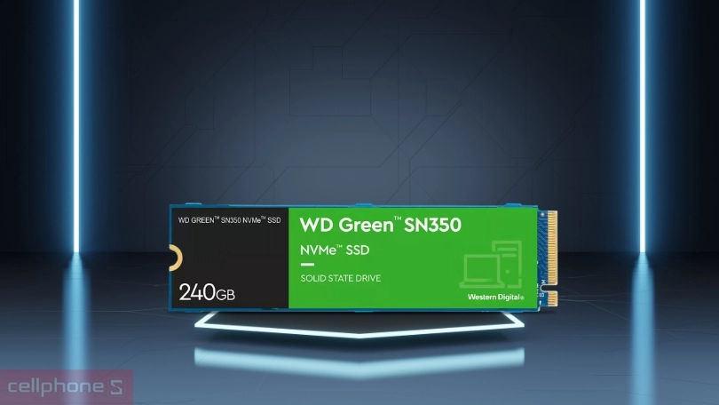 Ổ cứng SSD WD Green SN350 PClE Gen 3 X4 NVME 480GB M2 2280 WDS480G2G0C