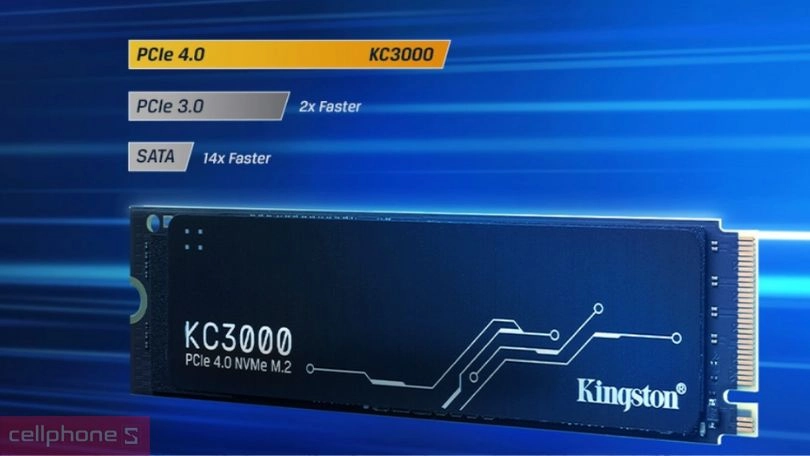Tốc độ Ổ cứng SSD Kingston SKC3000 M.2 PCIe Gen4 x4 NVMe 2TB