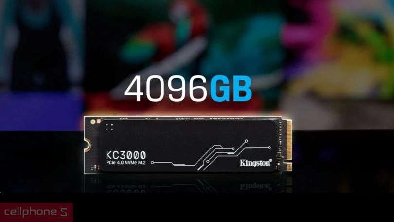 Thiết kế Ổ cứng SSD Kingston SKC3000 M.2 PCIe Gen4 x4 NVMe 2TB