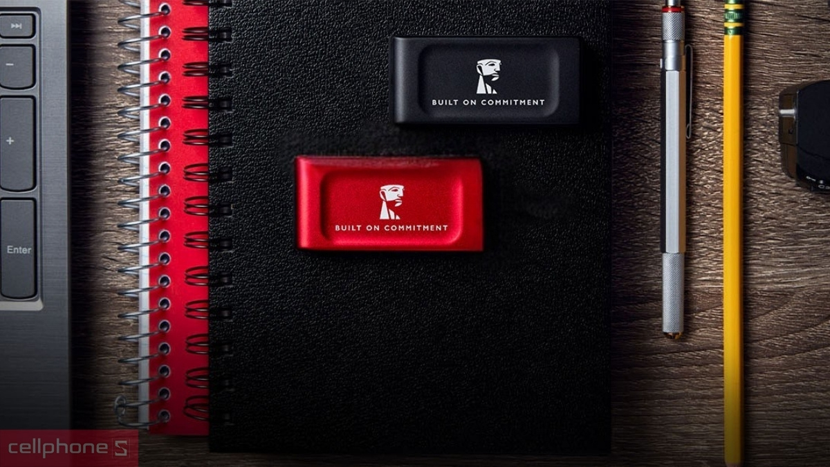 Cấu trúc ổ cứng di động SSD Kingston XS1000 USB 3.2 Gen 2 1TB New 