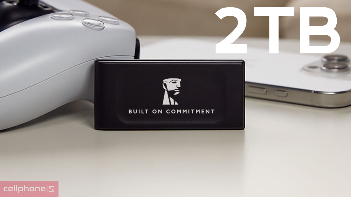 Dung lượng ổ cứng di động SSD Kingston XS1000 USB 3.2 Gen 2 2TB New