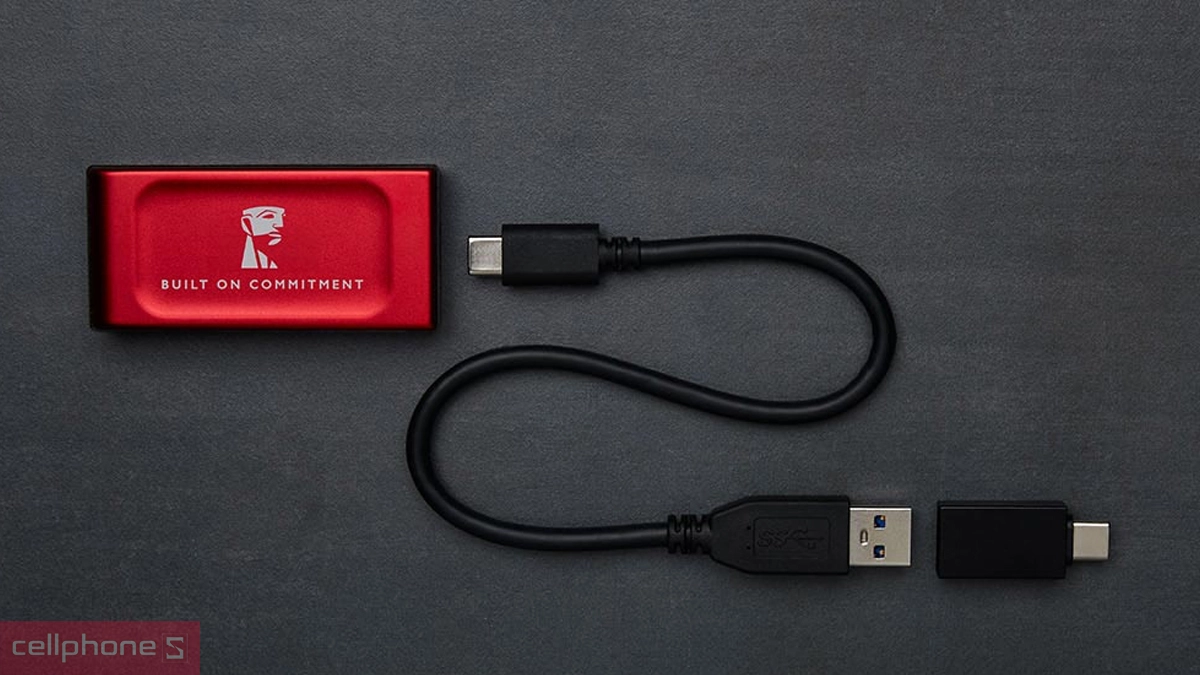 Khả năng kết nối trên ổ cứng di động SSD Kingston XS1000 USB 3.2 Gen 2 2TB New