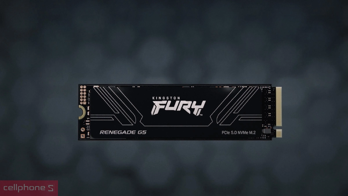 Định dạng ổ cứng SSD hiện đại của ổ cứng SSD Kingston Fury Renegade G5 PCie 5.0 NVMe M.2 4TB