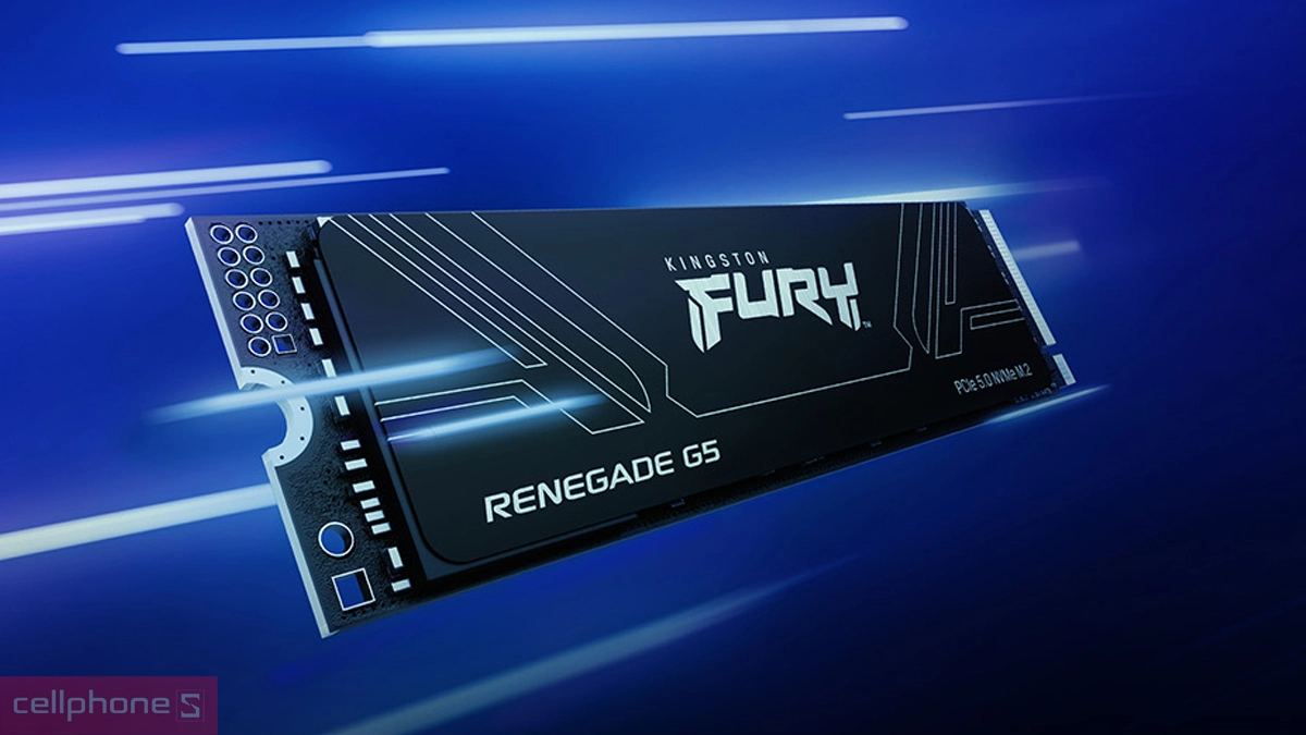 Chuẩn kết nối SSD Kingston Fury Renegade G5 PCIe 5.0 NVMe M.2 1TB